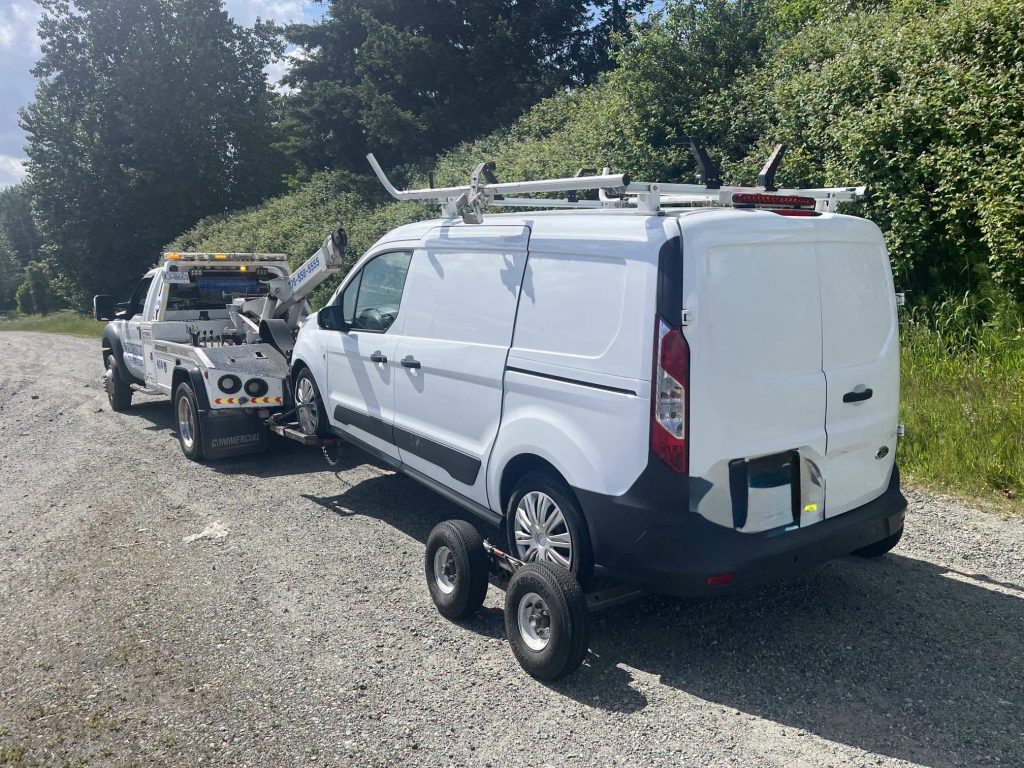 Tow truck in Coquitlam